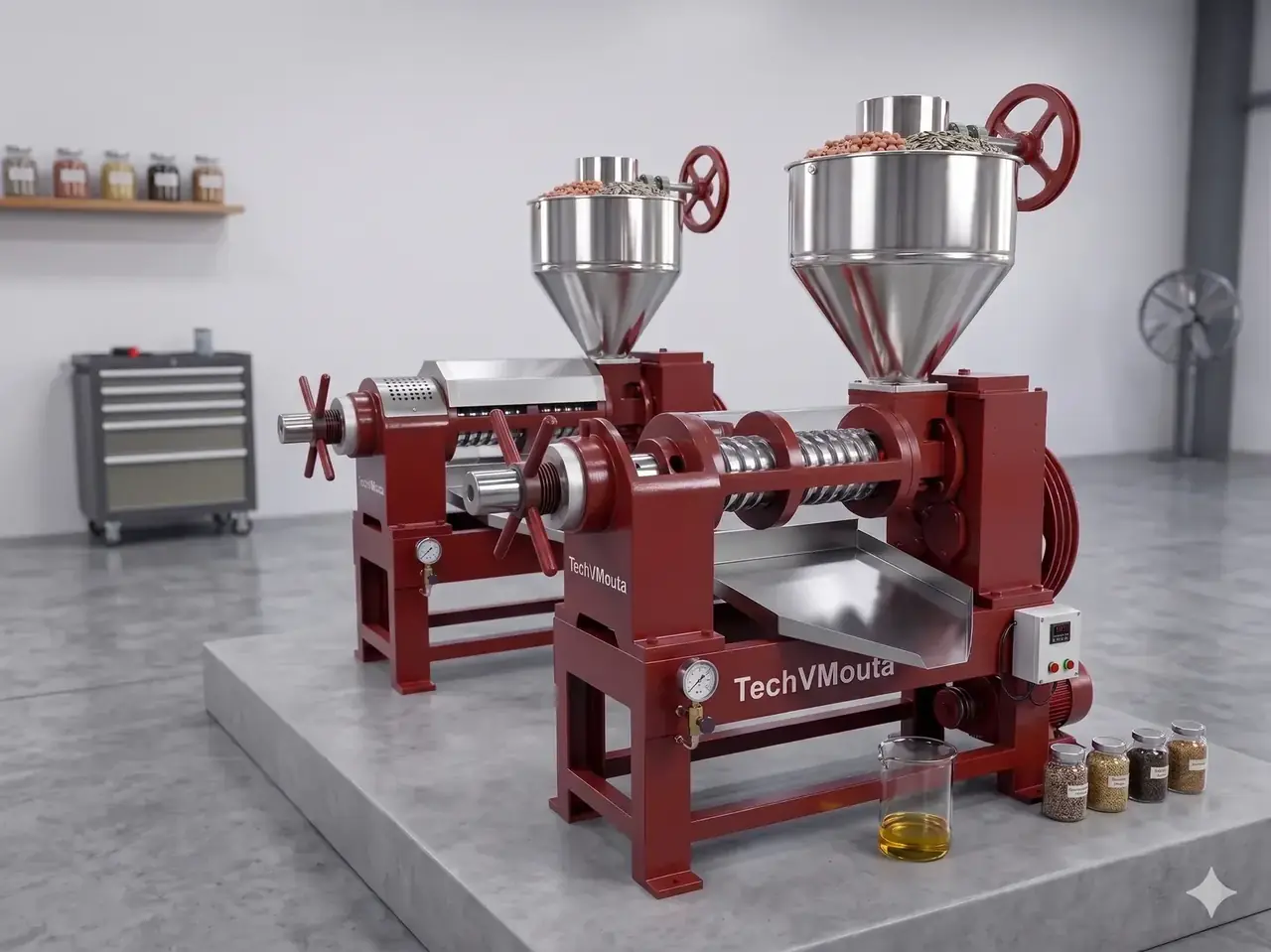 20 HP Heavy Duty Oil Expeller by TechVMouta